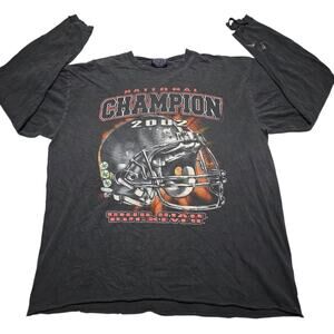 Vintage Ohio State Buckeyes Thrashed Long Sleeve Shirt Men's XL 2002 Distressed